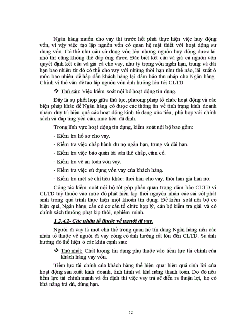image for page Một số giải pháp nhằm nâng cao chất lượng tín dụng tại chi nhánh Ngân hàng nông nghiệp phát triển nông thôn Láng Hạ 1