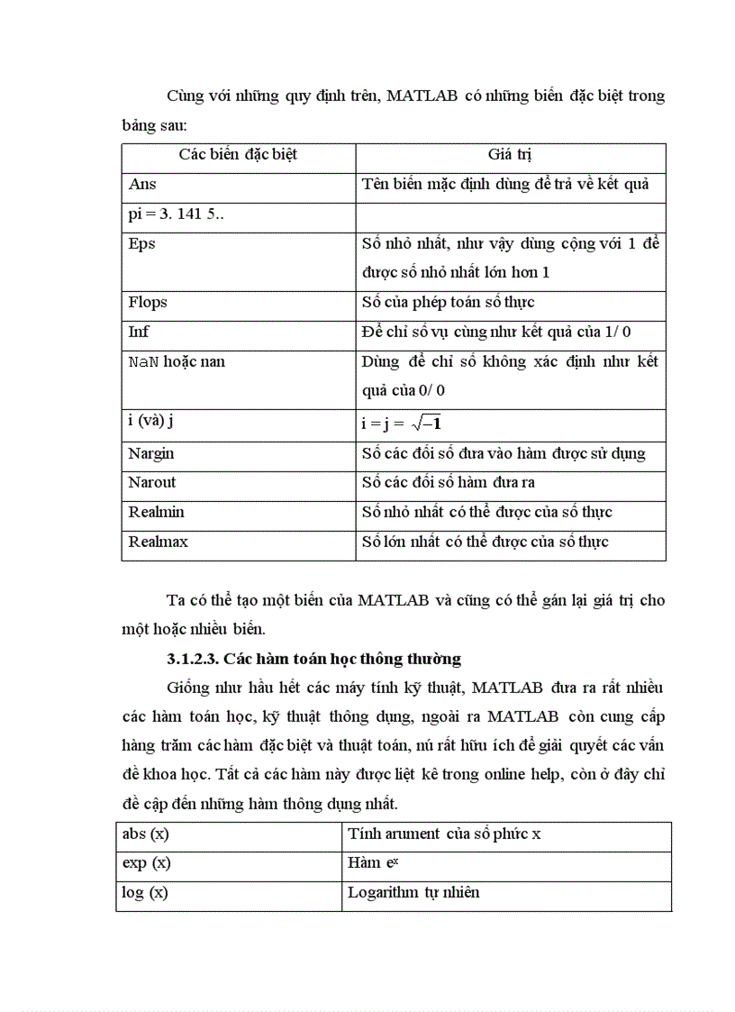 image for page Một số ứng dụng của MATLAB