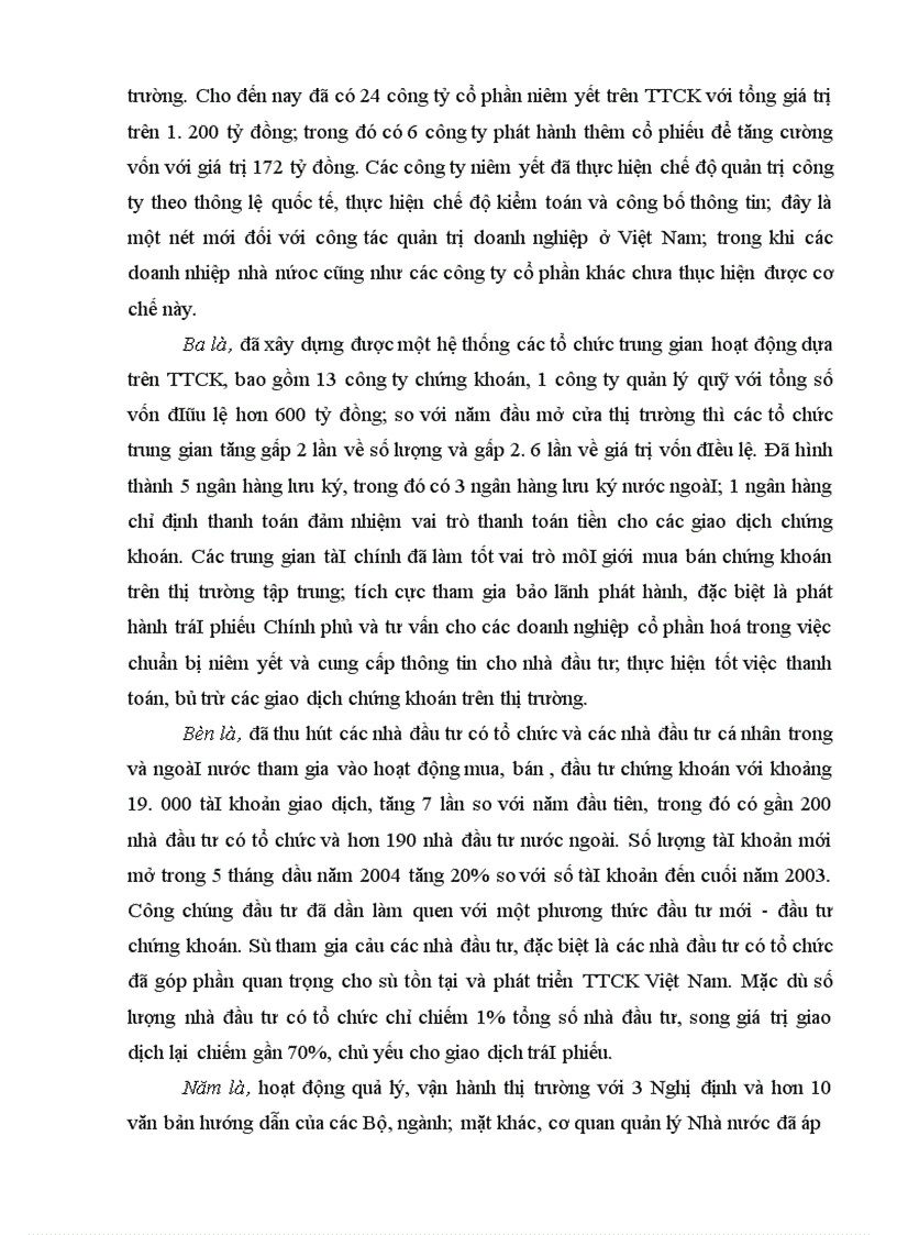 image for page Thị trường chứng khoán Việt Nam và một số vấn đề đang đặt ra để tiếp tục phát triển 1