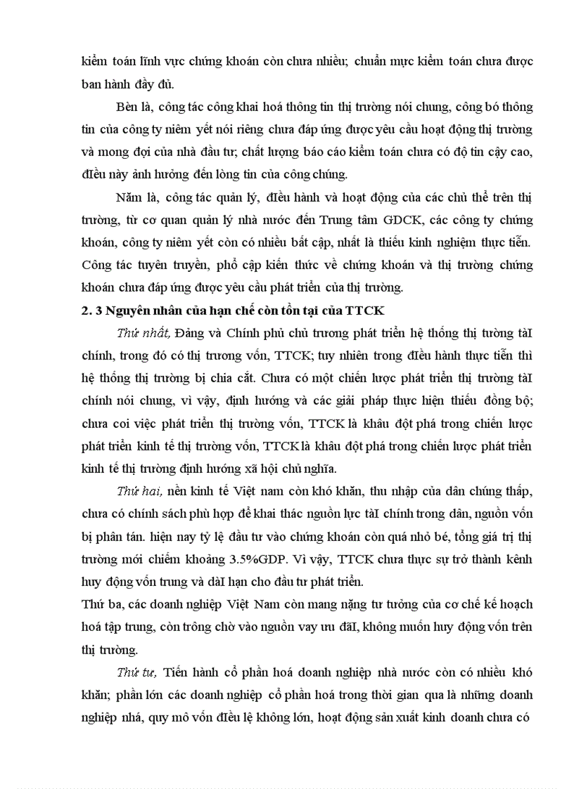 image for page Thị trường chứng khoán Việt Nam và một số vấn đề đang đặt ra để tiếp tục phát triển 1