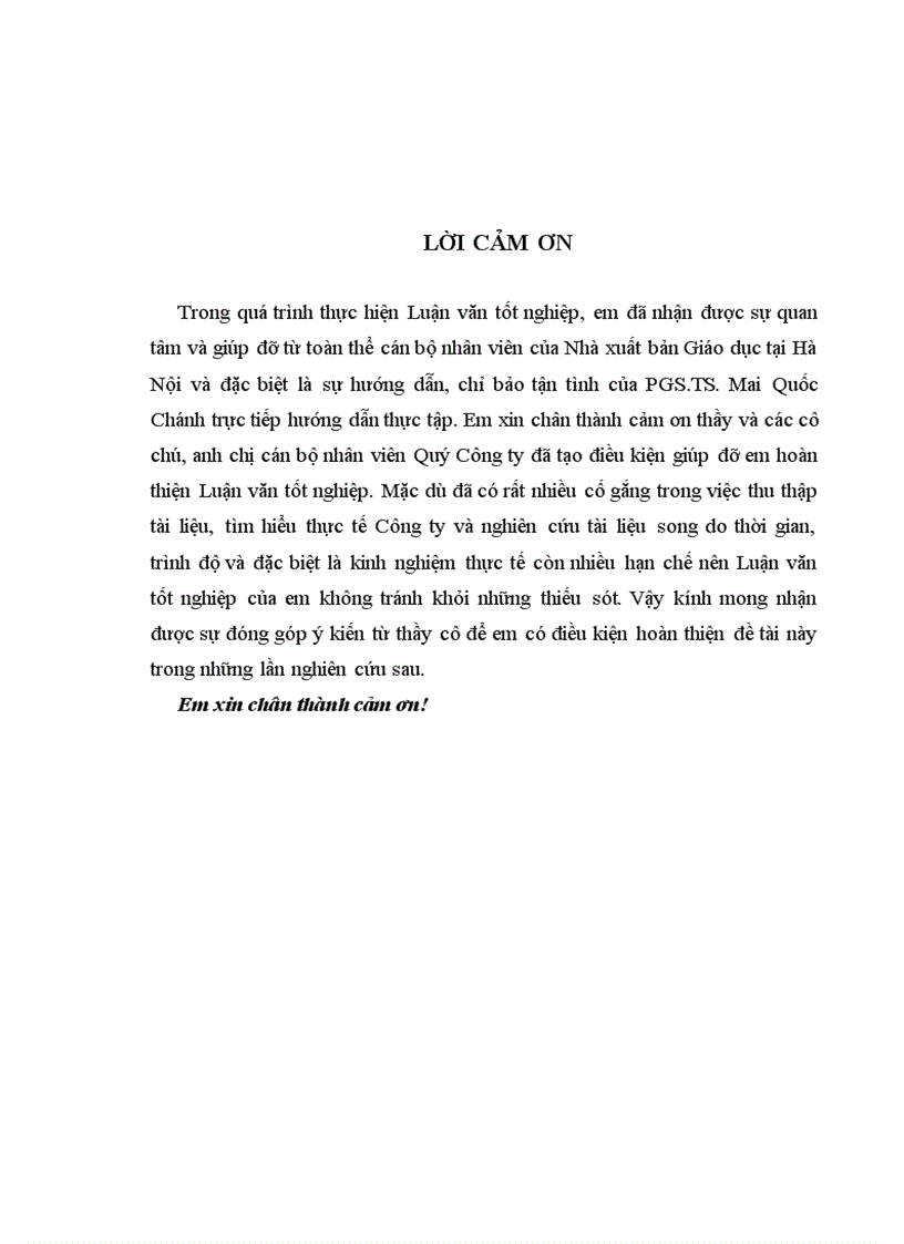 image for page Hoàn thiện công tác đào tạo và phát triển nguồn nhân lực tại Nhà xuất bản Giáo dục Hà Nội 1