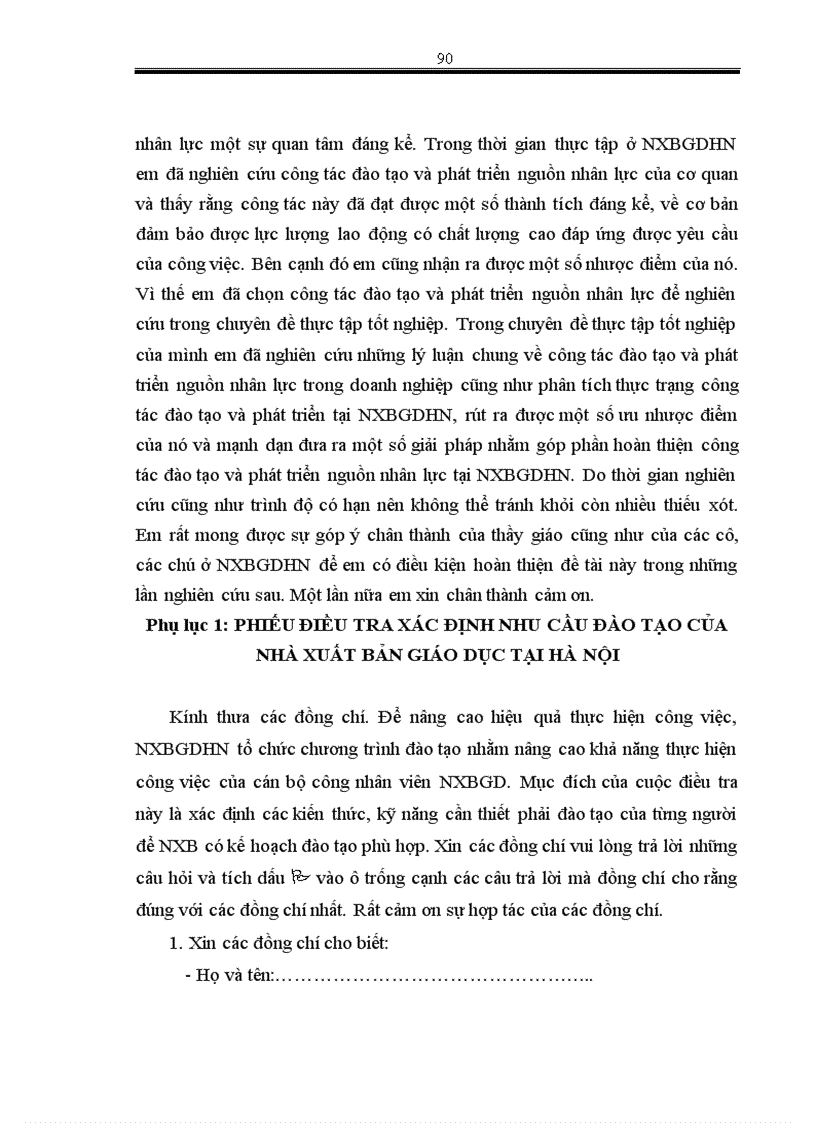 image for page Hoàn thiện công tác đào tạo và phát triển nguồn nhân lực tại Nhà xuất bản Giáo dục Hà Nội 1