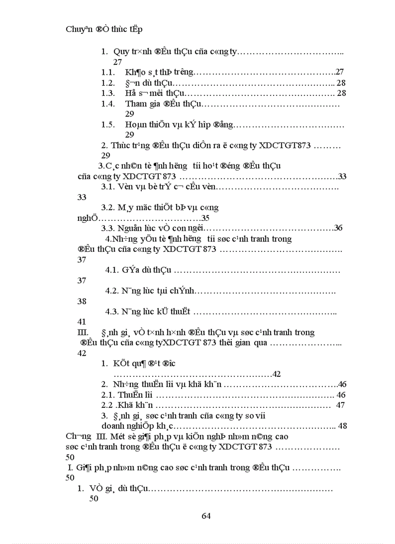 image for page Thực trạng và giải pháp nhằm nâng cao sức cạnh tranh trong đấu thầu ở công ty xây dựng công trình giao thông 873 1