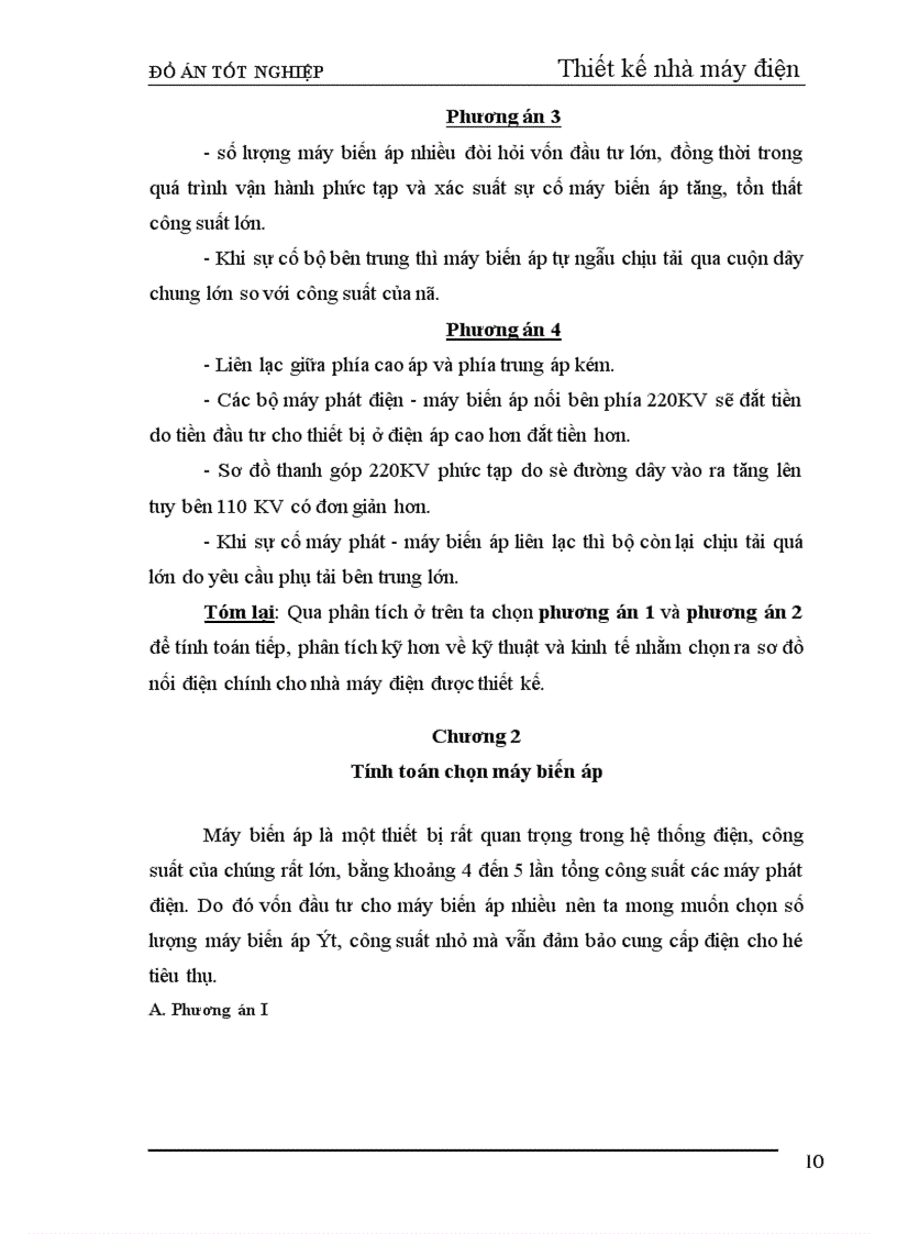 image for page Thiết kế phần điện nhà máy nhiệt điện ngưng hơi công suất 240 MW