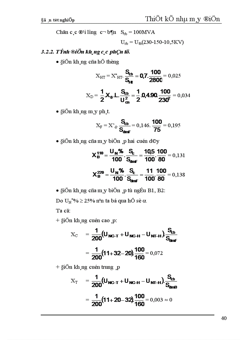 image for page Thiết kế phần điện nhà máy nhiệt điện ngưng hơi công suất 240 MW