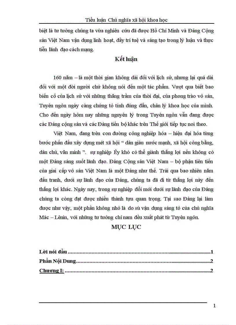 image for page Tư tưởng về giai cấp công nhân và sứ mệnh của giai cấp công nhân và vị trí của nội dung trên trong tác phẩm Tuyên ngôn của Đảng cộng sản