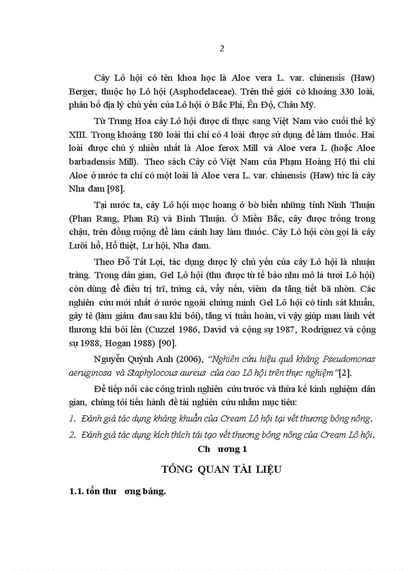 image for page Nghiên cứu hiệu quả kháng Pseudomonas aeruginosa và Staphylocous aureus của cao Lô hội trên thực nghiệm