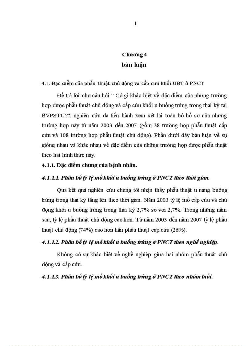 image for page So sánh một số đặc điểm biến chứng của phẫu thuật chủ động và cấp cứu khối u buồng trứng trong thai kỳ tại Bệnh viện Phụ sản Trung ương từ năm 2003 đến 2007