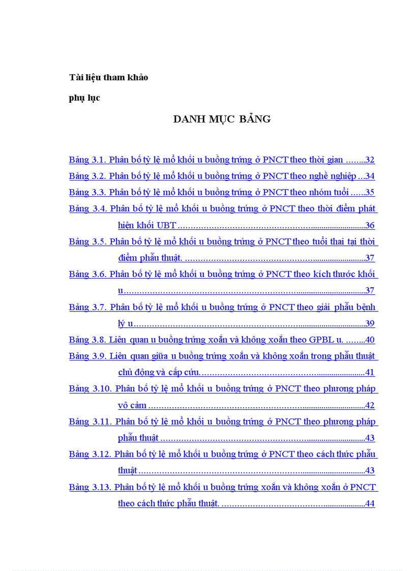 image for page So sánh một số đặc điểm biến chứng của phẫu thuật chủ động và cấp cứu khối u buồng trứng trong thai kỳ tại Bệnh viện Phụ sản Trung ương từ năm 2003 đến 2007