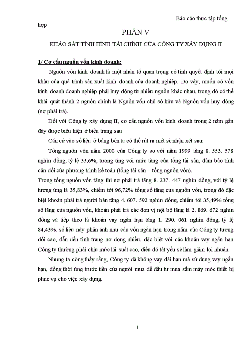 image for page Báo cáo tổng hợp về Công ty xây dựng II Thanh Hóa