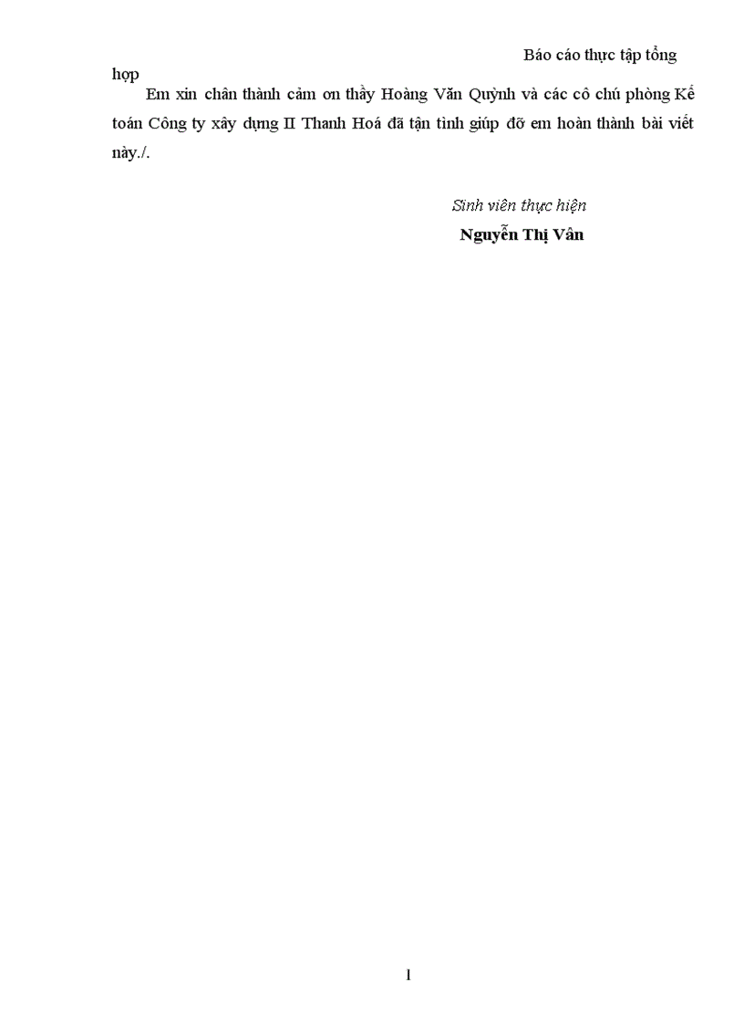 image for page Báo cáo tổng hợp về Công ty xây dựng II Thanh Hóa