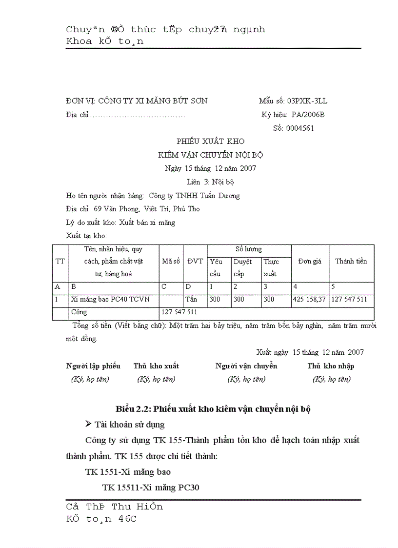 image for page Hoàn thiện kế toán chi phí doanh thu và xác định kết quả tiêu thụ tại công ty Cổ phần xi măng Bút sơn