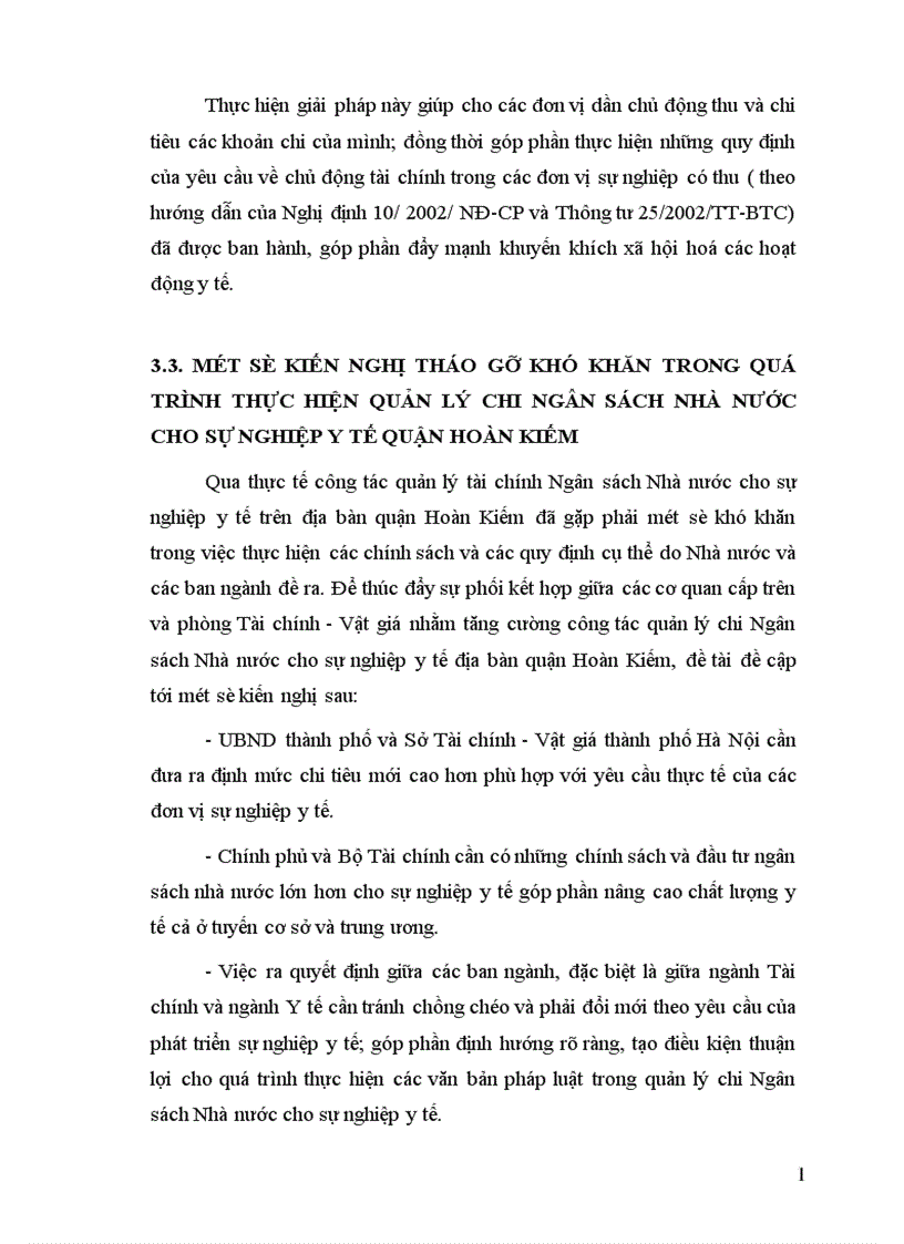 image for page Tăng cường quản lý chi Ngân sách Nhà nước với yêu cầu xã hội hoá các hoạt động y tế trên địa bàn quận Hoàn Kiếm