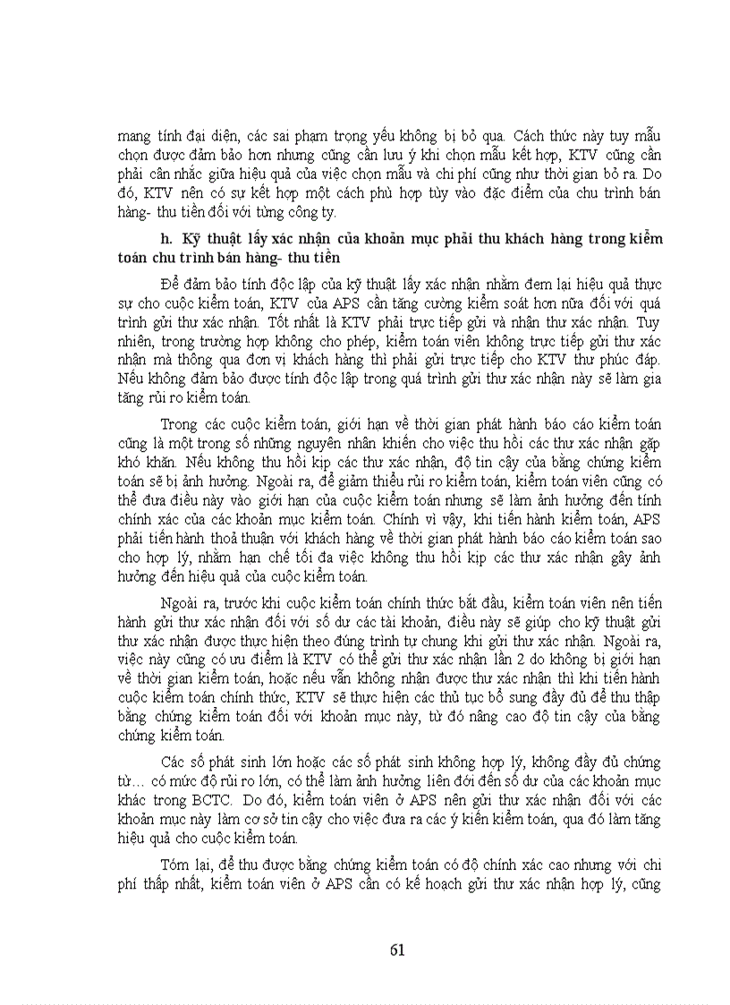 image for page Quy trình kiểm toán chu trình bán hàng thu tiền trong kiểm toán báo cáo tài chính do Công ty TNHH Kiểm toán và Tư vấn Kế toán An Phát thực hiện 1