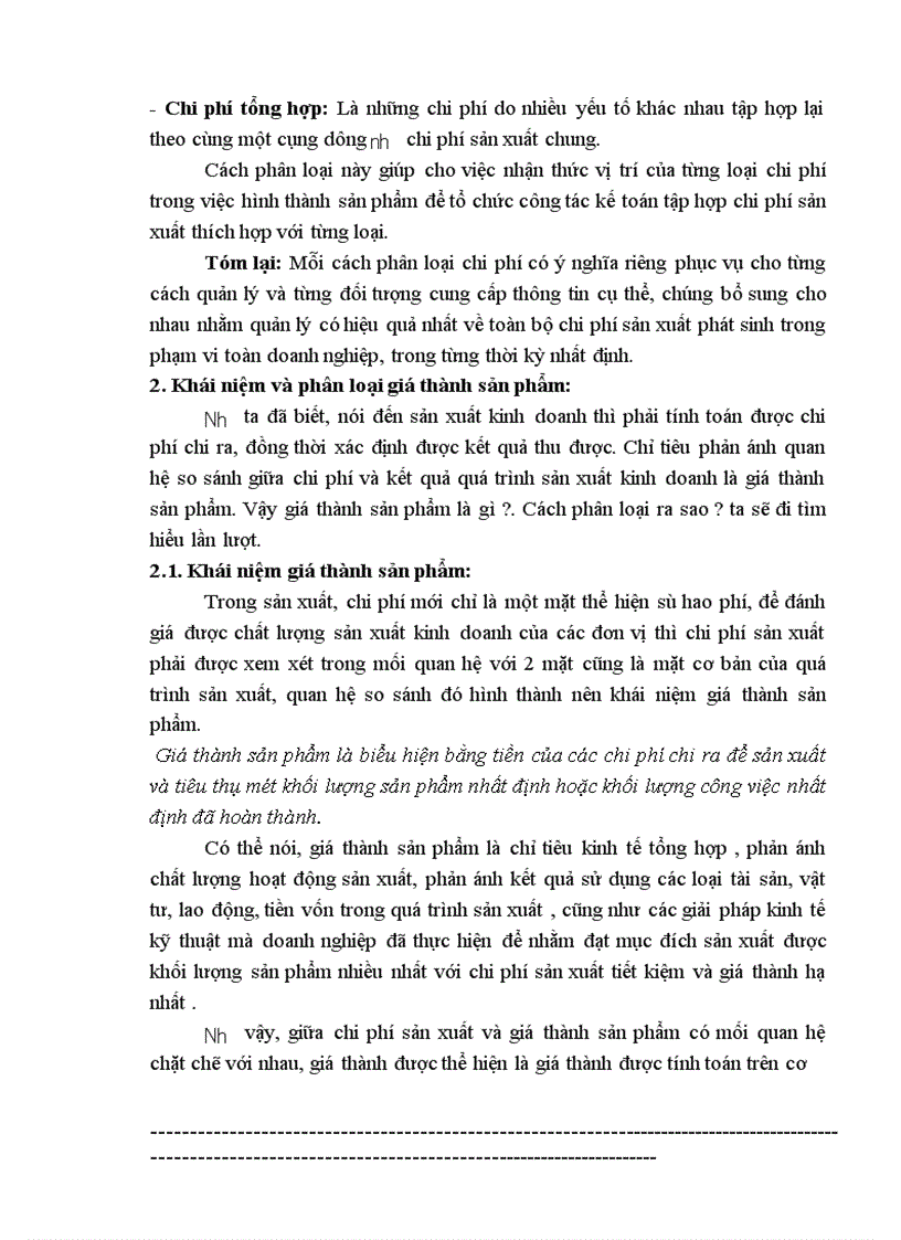 image for page Kế toán tập hợp chi phí sản xuất và tính giá thành sản phẩm tại Công ty cơ khí xây dựng và lắp máy điện nước 1