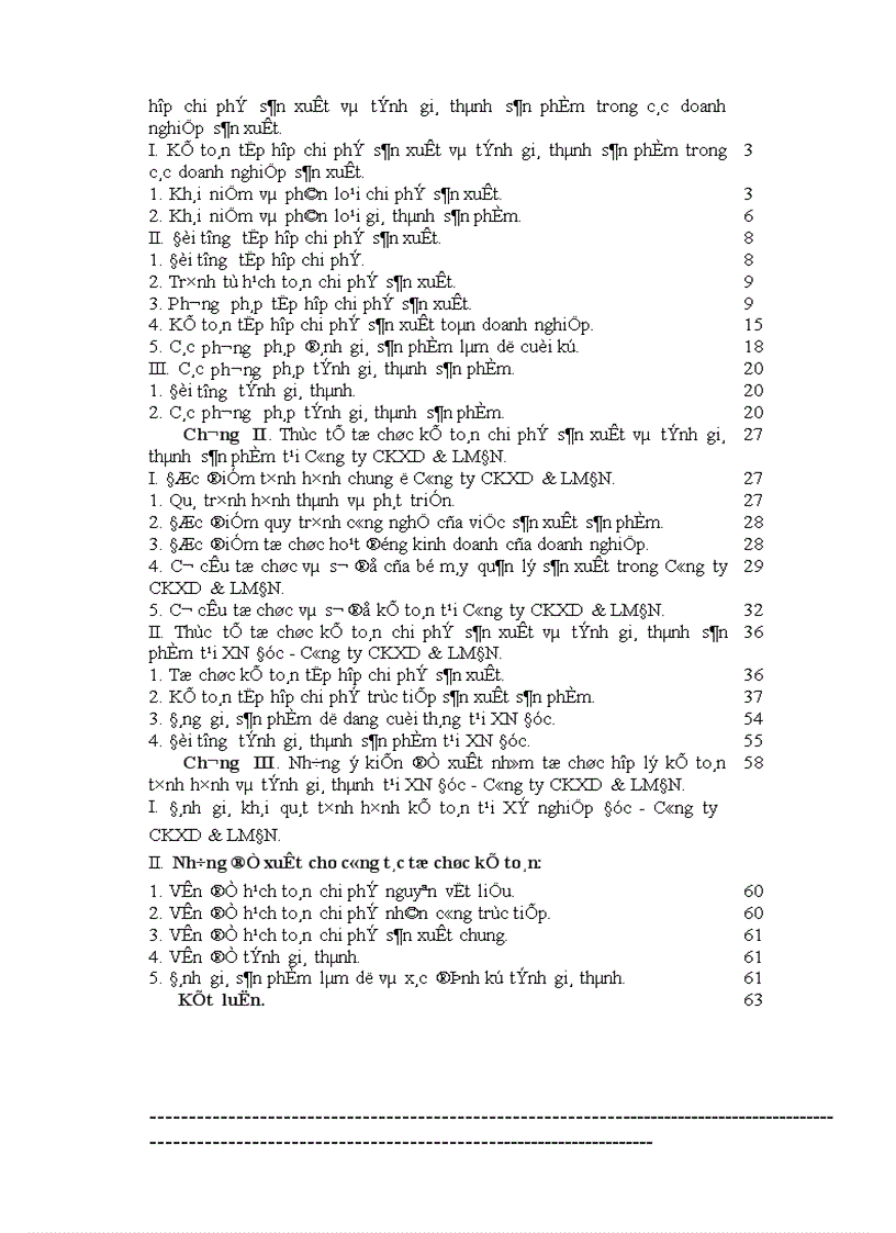 image for page Kế toán tập hợp chi phí sản xuất và tính giá thành sản phẩm tại Công ty cơ khí xây dựng và lắp máy điện nước 1