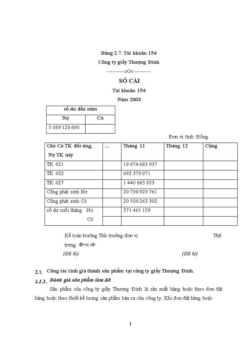 image for page Thực trạng tổ chức công tác kế toán tập hợp chi phí sản xuất và tính giá thành sản phẩm tại công ty Giầy Thượng Đình