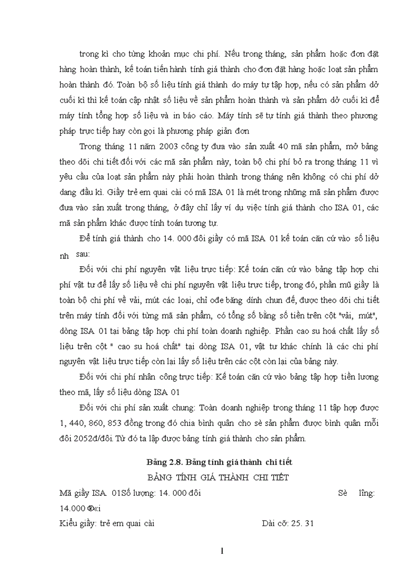 image for page Thực trạng tổ chức công tác kế toán tập hợp chi phí sản xuất và tính giá thành sản phẩm tại công ty Giầy Thượng Đình