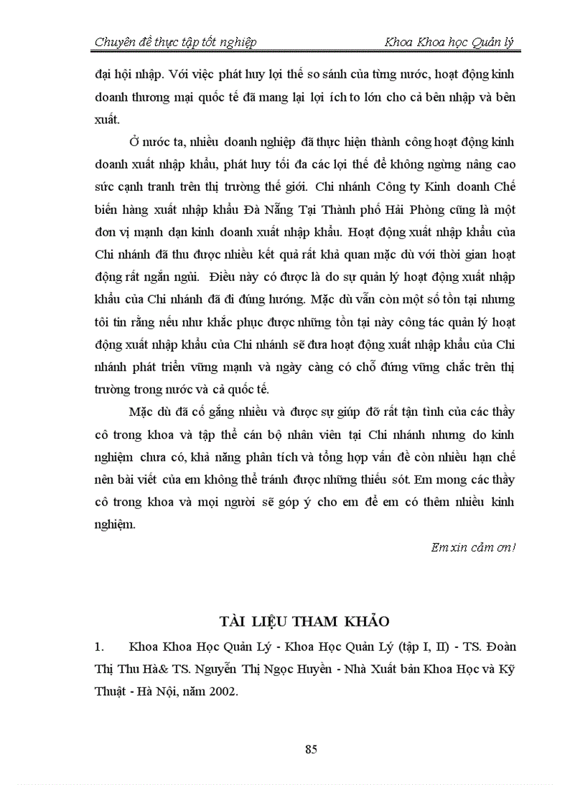 image for page Một số giải pháp nhằm hoàn thiện công tác quản lý hoạt động xuất nhập khẩu tại Chi nhánh Công ty Kinh doanh Chế biến hàng xuất nhập khẩu tại Thành phố Hải Phòng