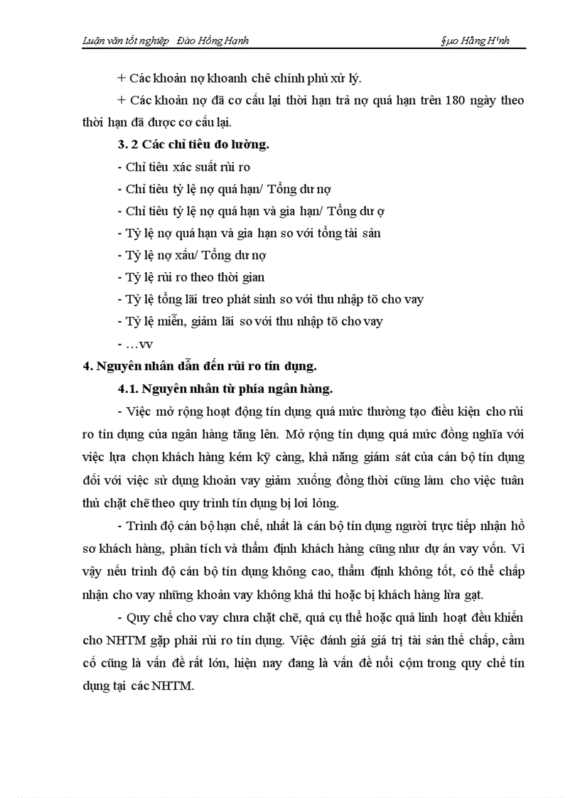 image for page Một số giải pháp phòng ngừa và hạn chế rủi ro tín dụng tại NHNo PTNT Hà Nội 1
