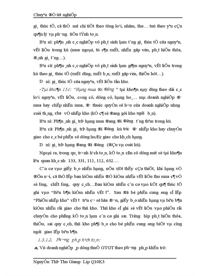 image for page Hoàn thiện công tác kế toán nguyên vật liệu tại Công ty Thăng Long TALIMEX 1