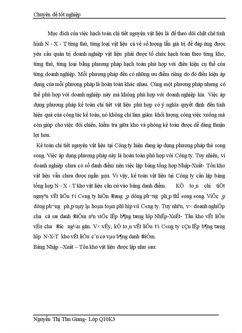 image for page Hoàn thiện công tác kế toán nguyên vật liệu tại Công ty Thăng Long TALIMEX 1