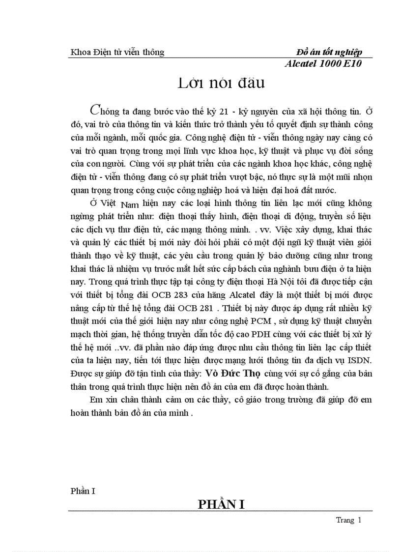 image for page Alcatel 1000 E10