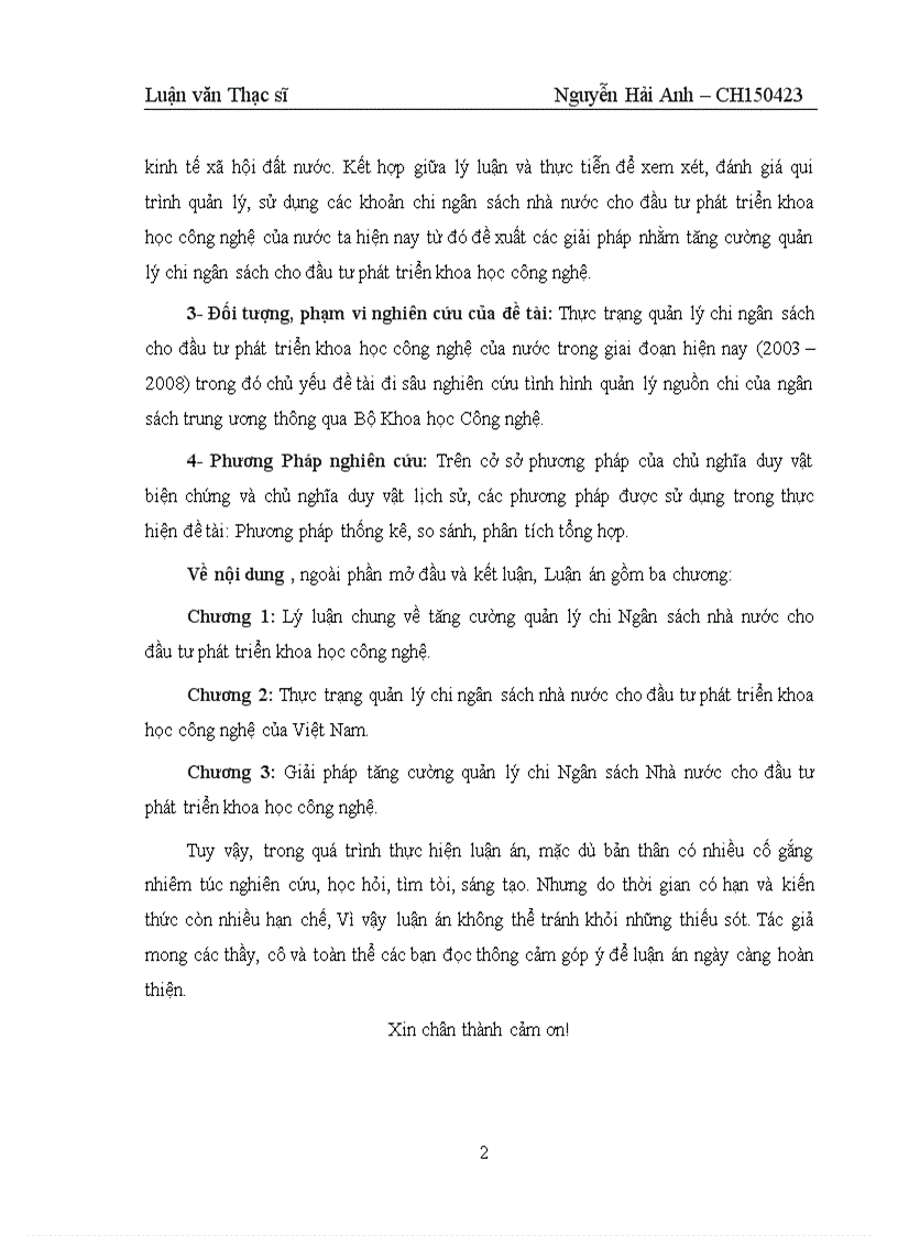 image for page Tăng cường quản lý chi ngân sách nhà nước cho đầu tư phát triển khoa học công nghệ của Việt Nam