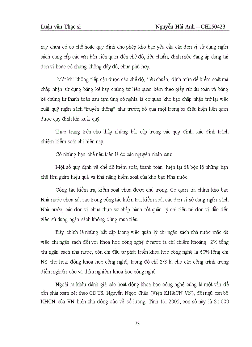 image for page Tăng cường quản lý chi ngân sách nhà nước cho đầu tư phát triển khoa học công nghệ của Việt Nam