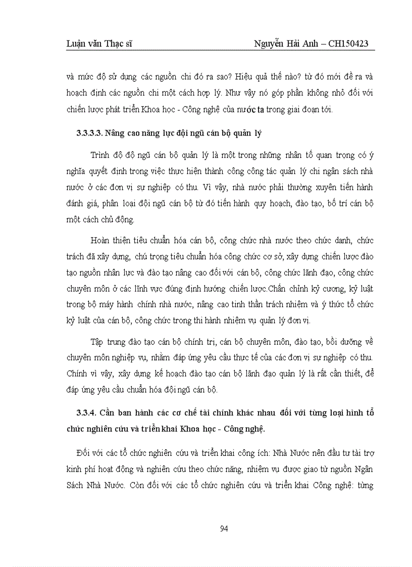 image for page Tăng cường quản lý chi ngân sách nhà nước cho đầu tư phát triển khoa học công nghệ của Việt Nam