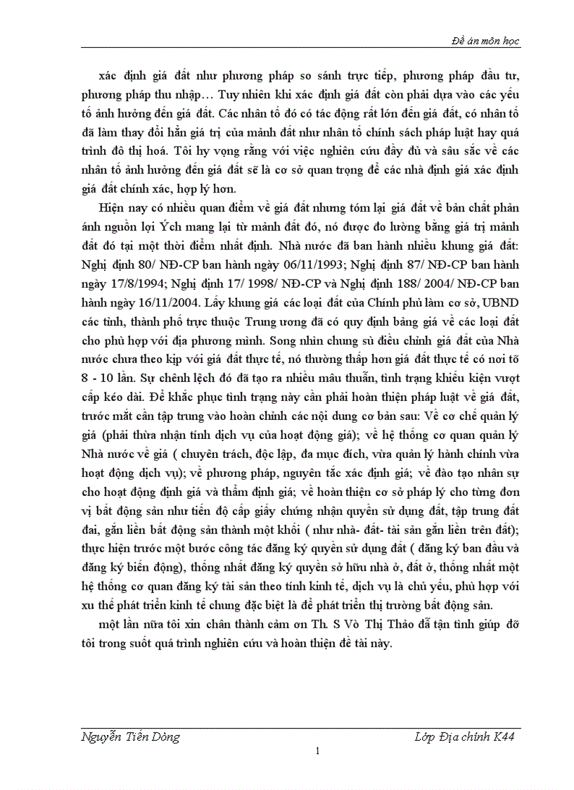 image for page Những nhân tố ảnh hưởng đến giá quyền sử dụng đất Liên hệ với thị trường bất động sản ở Việt Nam 1