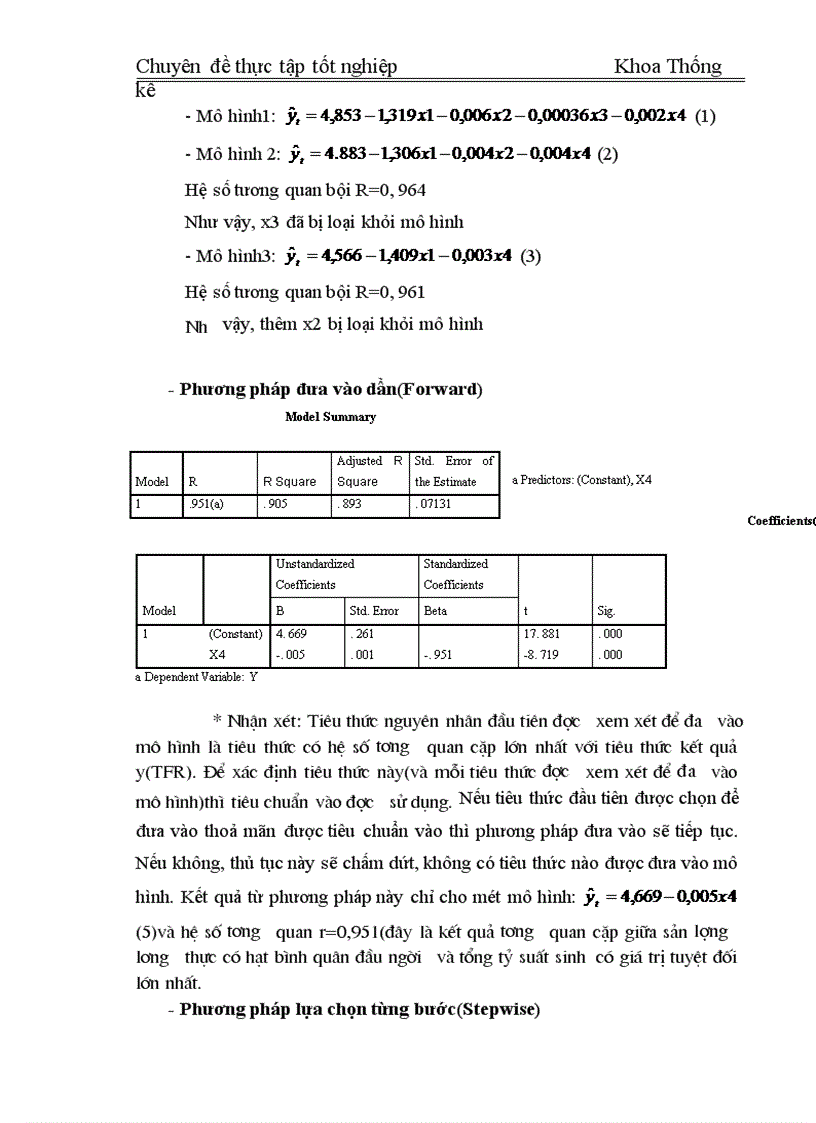 image for page Phân tích thống kê ảnh hưởng của mức sống dân cư đến mức sinh ở Việt Nam giai đoạn 1995 2004 1