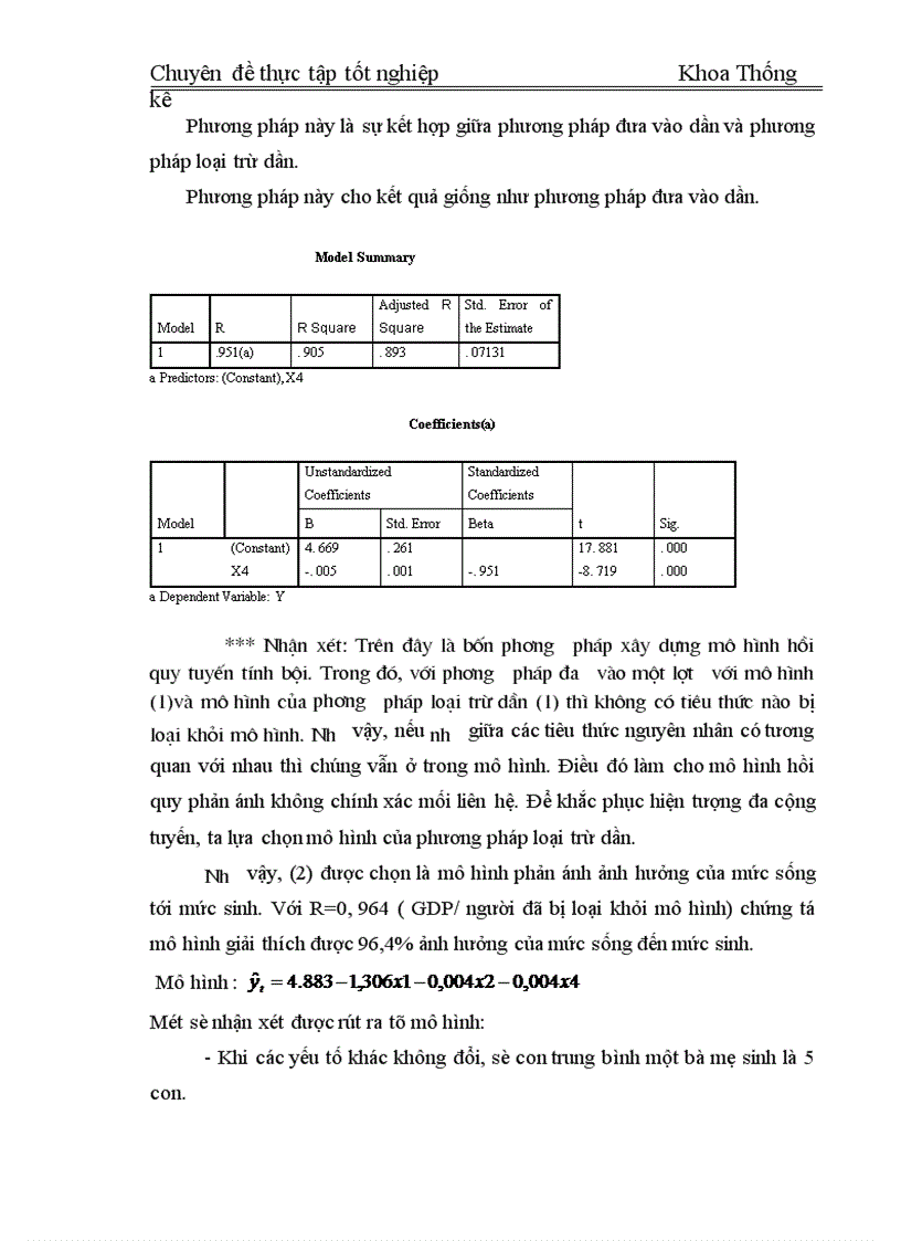 image for page Phân tích thống kê ảnh hưởng của mức sống dân cư đến mức sinh ở Việt Nam giai đoạn 1995 2004 1