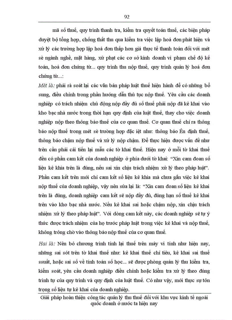 image for page Giải pháp hoàn thiện công tác quản lý thu thuế đối với khu vực kinh tế ngoài quốc doanh ở nước ta hiện nay