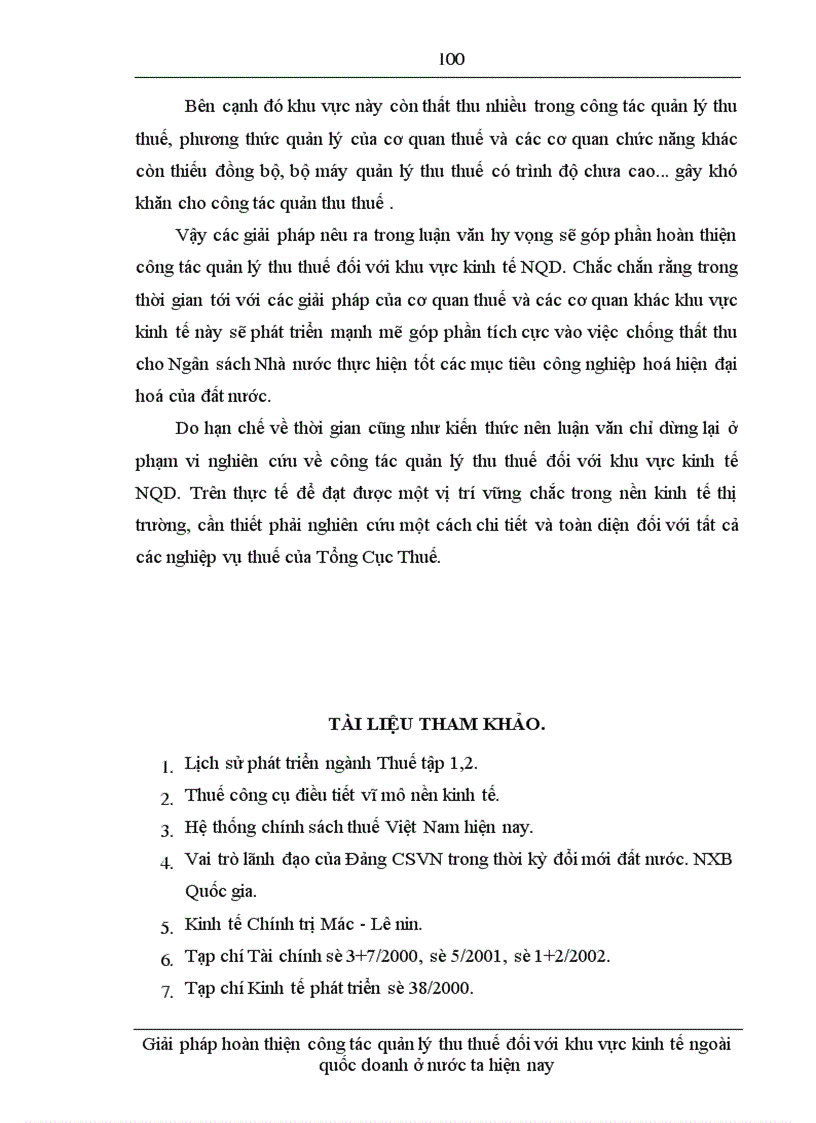 image for page Giải pháp hoàn thiện công tác quản lý thu thuế đối với khu vực kinh tế ngoài quốc doanh ở nước ta hiện nay