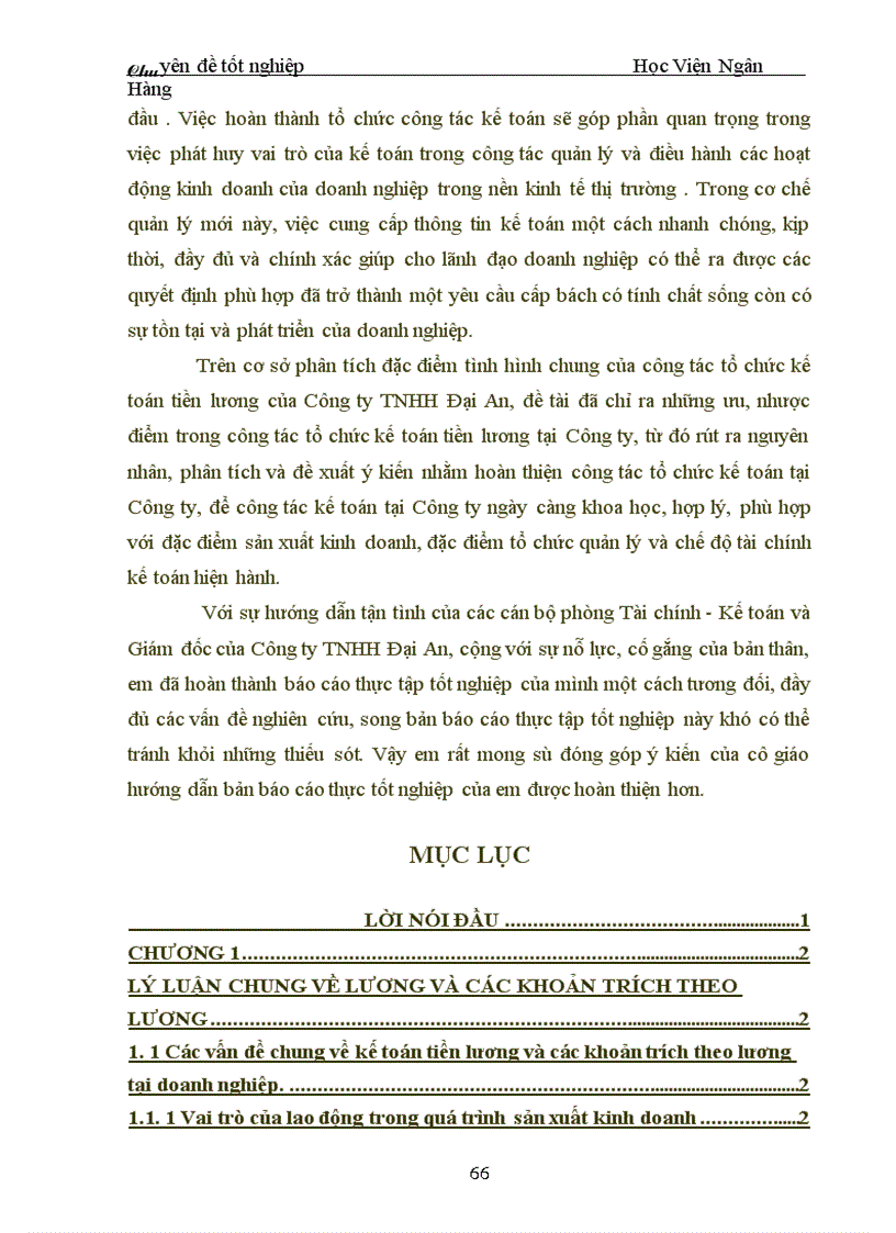 image for page Công tác tổ chức kế toán tiền lương và các khoản trích nộp theo lương tại Công ty TNHH Đại An