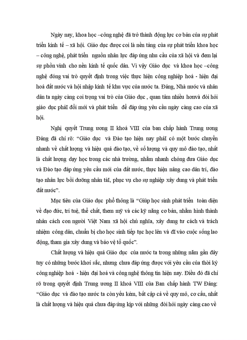 image for page Thực trạng của việc chỉ đạo quá trình dạy học ở trường PTTH Quang Trung Kông chso Gia Lai