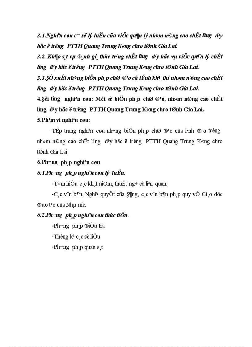 image for page Thực trạng của việc chỉ đạo quá trình dạy học ở trường PTTH Quang Trung Kông chso Gia Lai