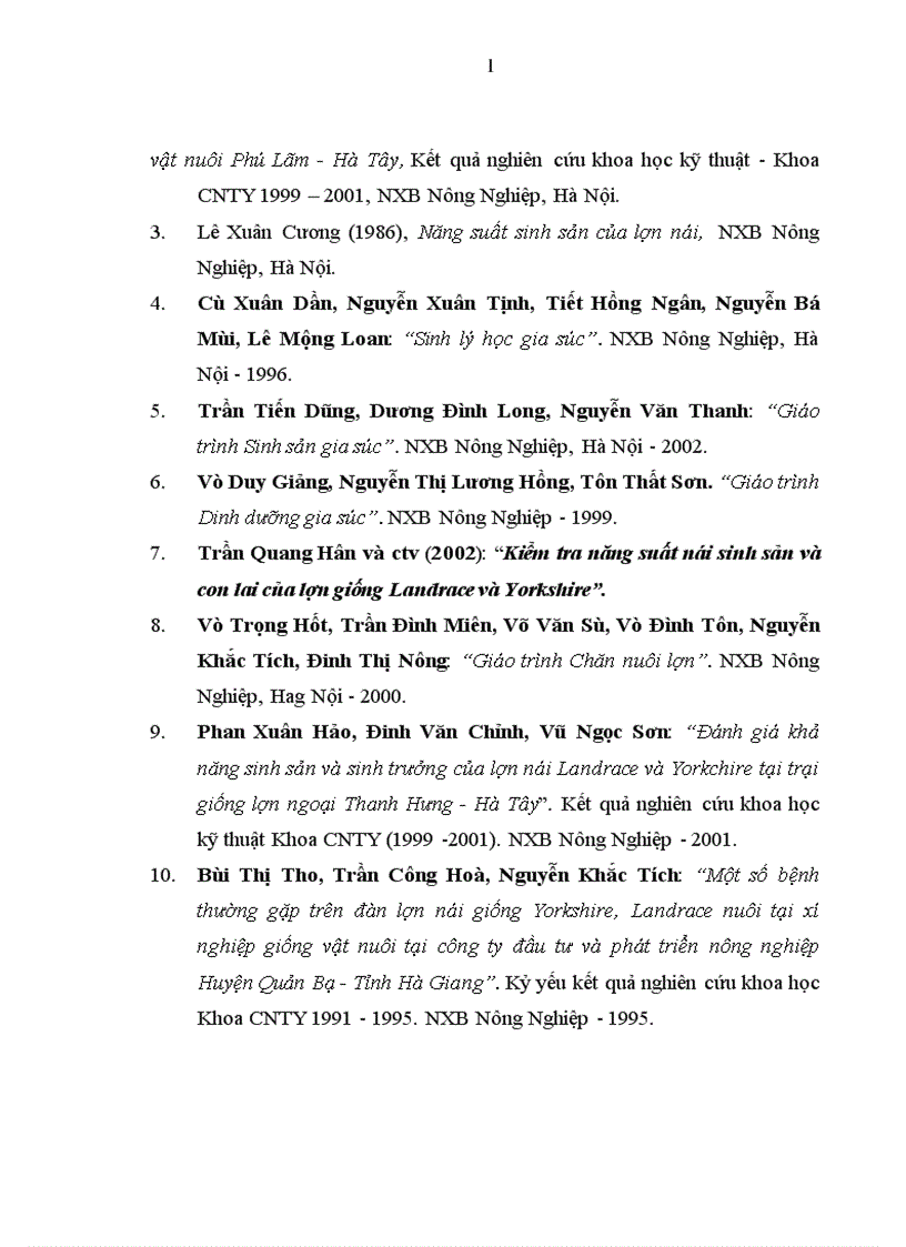 image for page Đánh giá khả năng sinh sản và sinh trưởng của lợn nái Landrace và Yorkchire tại trại giống lợn ngoại Thanh Hưng Hà Tây