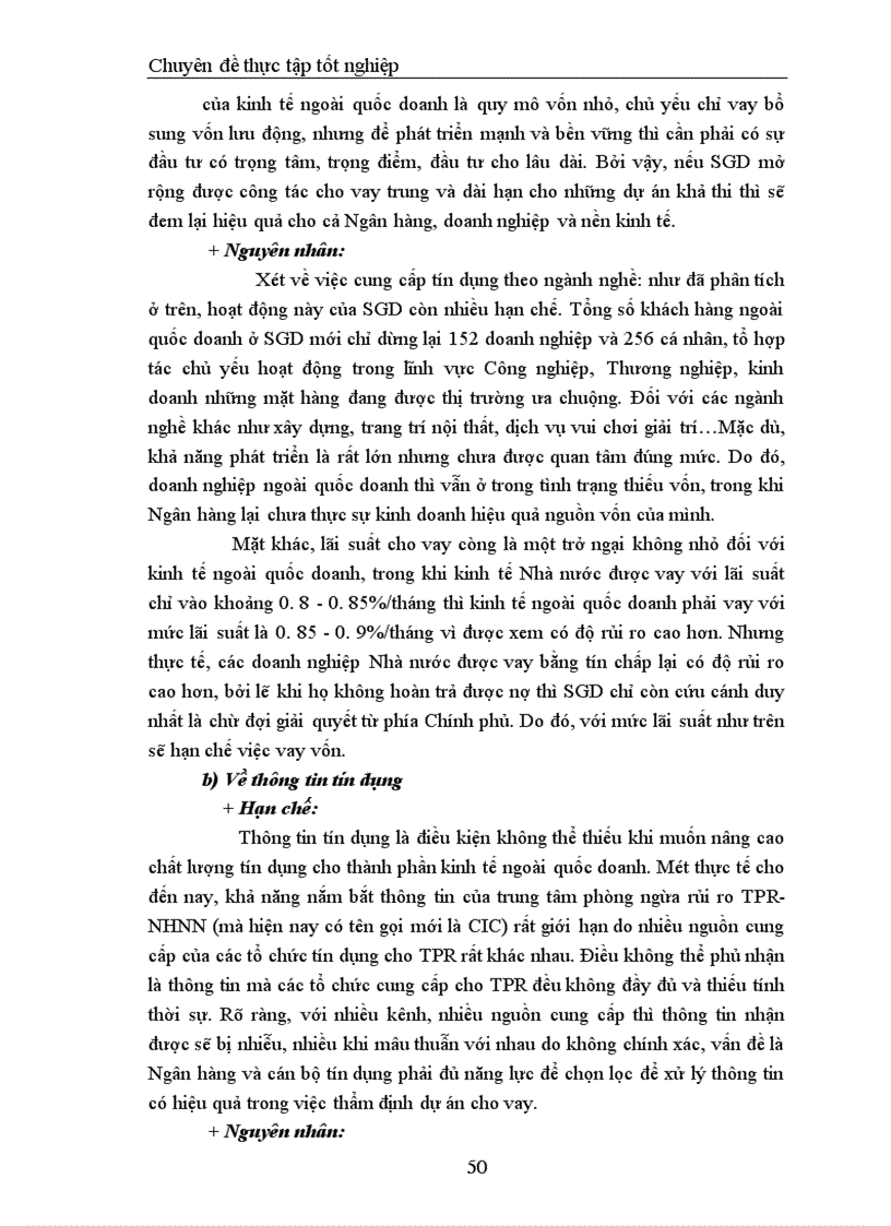 image for page Giải pháp nâng cao chất lượng tín dụng đối với kinh tế ngoài quốc doanh tại Sở giao dịch I Ngân hàng Đầu tư và Phát triển Việt Nam 1
