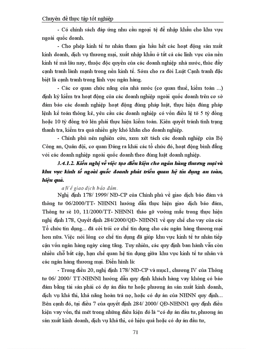 image for page Giải pháp nâng cao chất lượng tín dụng đối với kinh tế ngoài quốc doanh tại Sở giao dịch I Ngân hàng Đầu tư và Phát triển Việt Nam 1