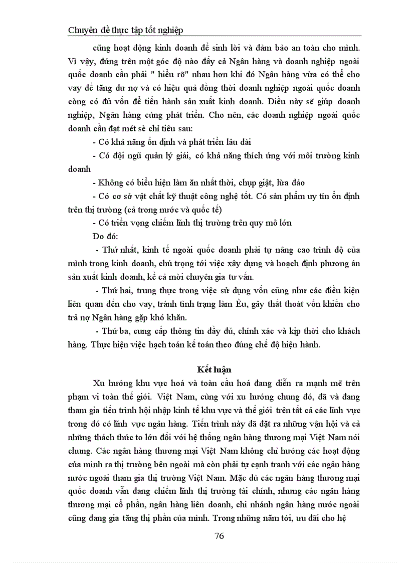 image for page Giải pháp nâng cao chất lượng tín dụng đối với kinh tế ngoài quốc doanh tại Sở giao dịch I Ngân hàng Đầu tư và Phát triển Việt Nam 1