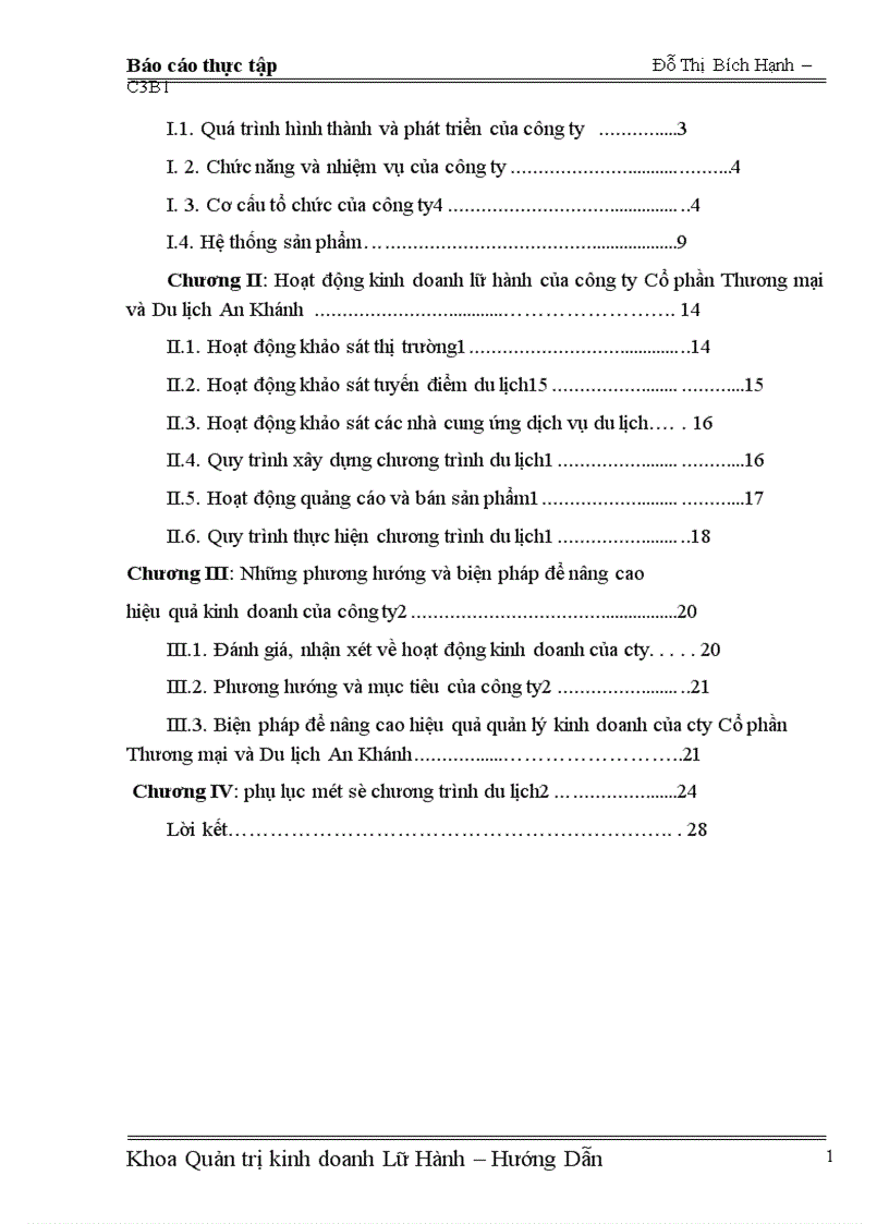 image for page hoạt động kinh doanh lữ hành của công ty Cổ phần Thương mại và Du lịch An Khánh