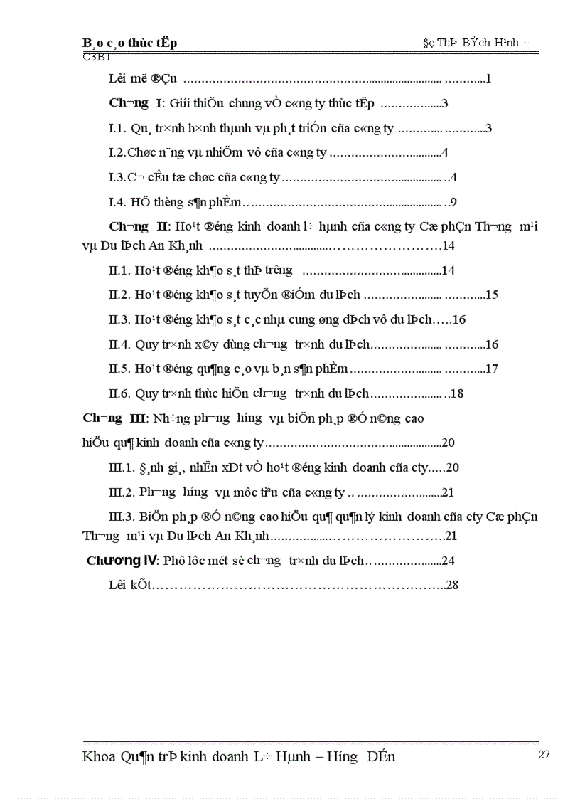 image for page hoạt động kinh doanh lữ hành của công ty Cổ phần Thương mại và Du lịch An Khánh