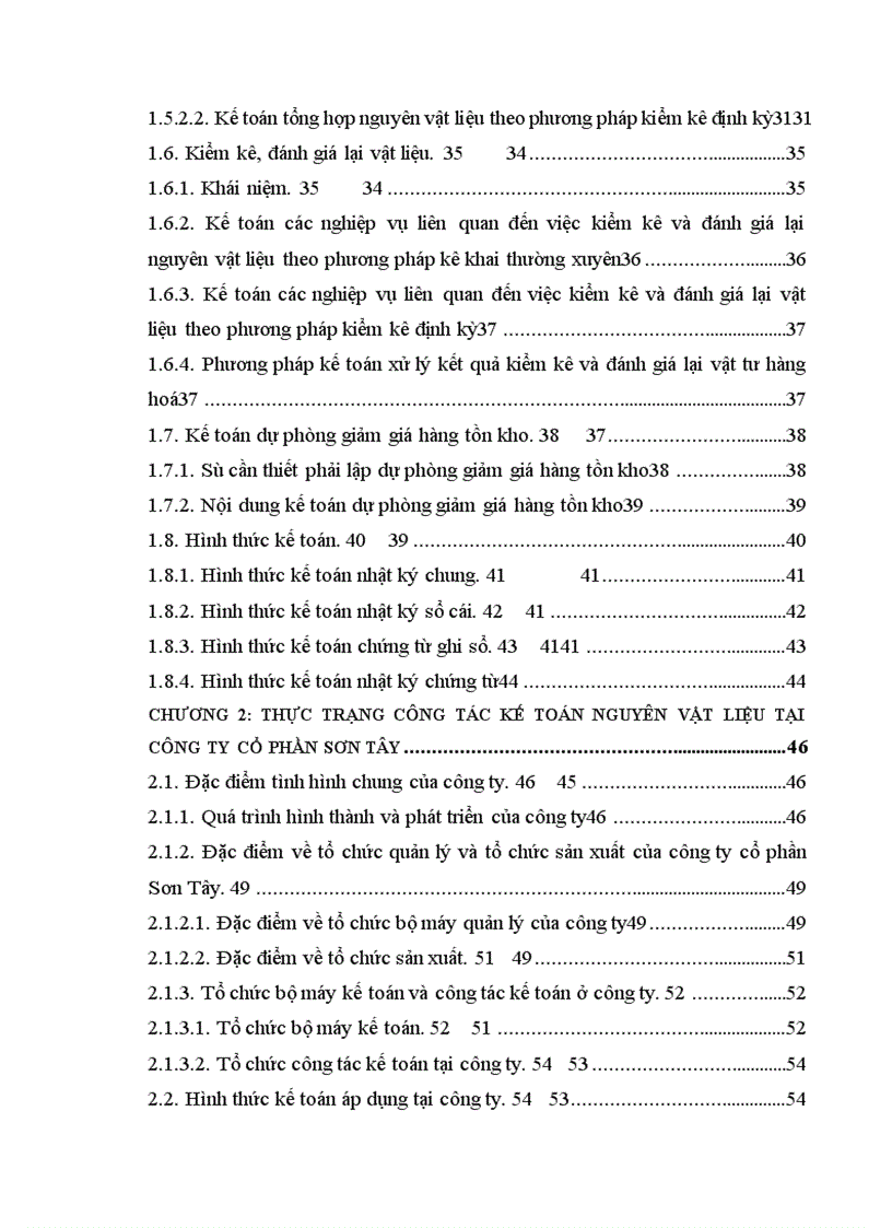 image for page Hoàn thiện công tác kế toán nguyên vật liệu tại Công ty cổ phần Sơn Tây Tỉnh Hà Tây 1