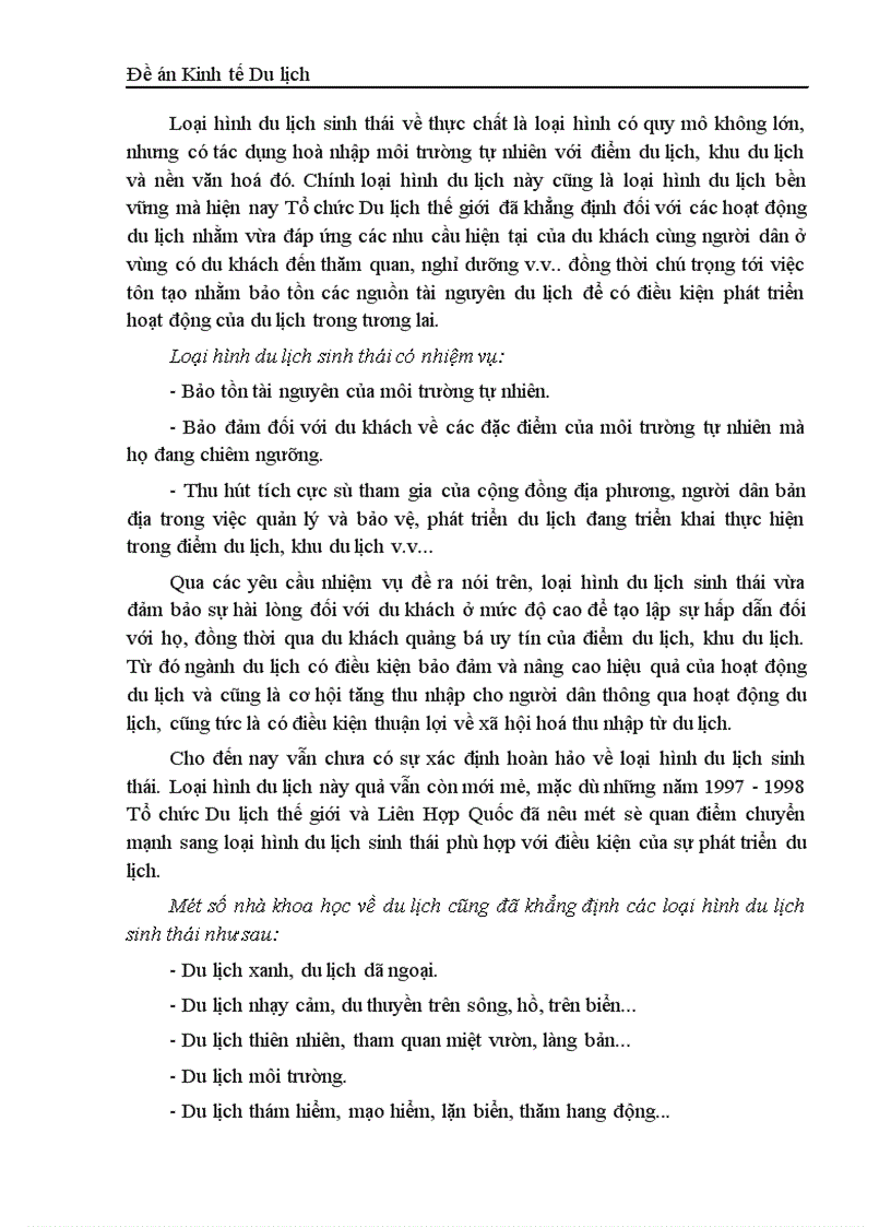 image for page Du lịch sinh thái và thực tế phát triển ở Việt Nam 1