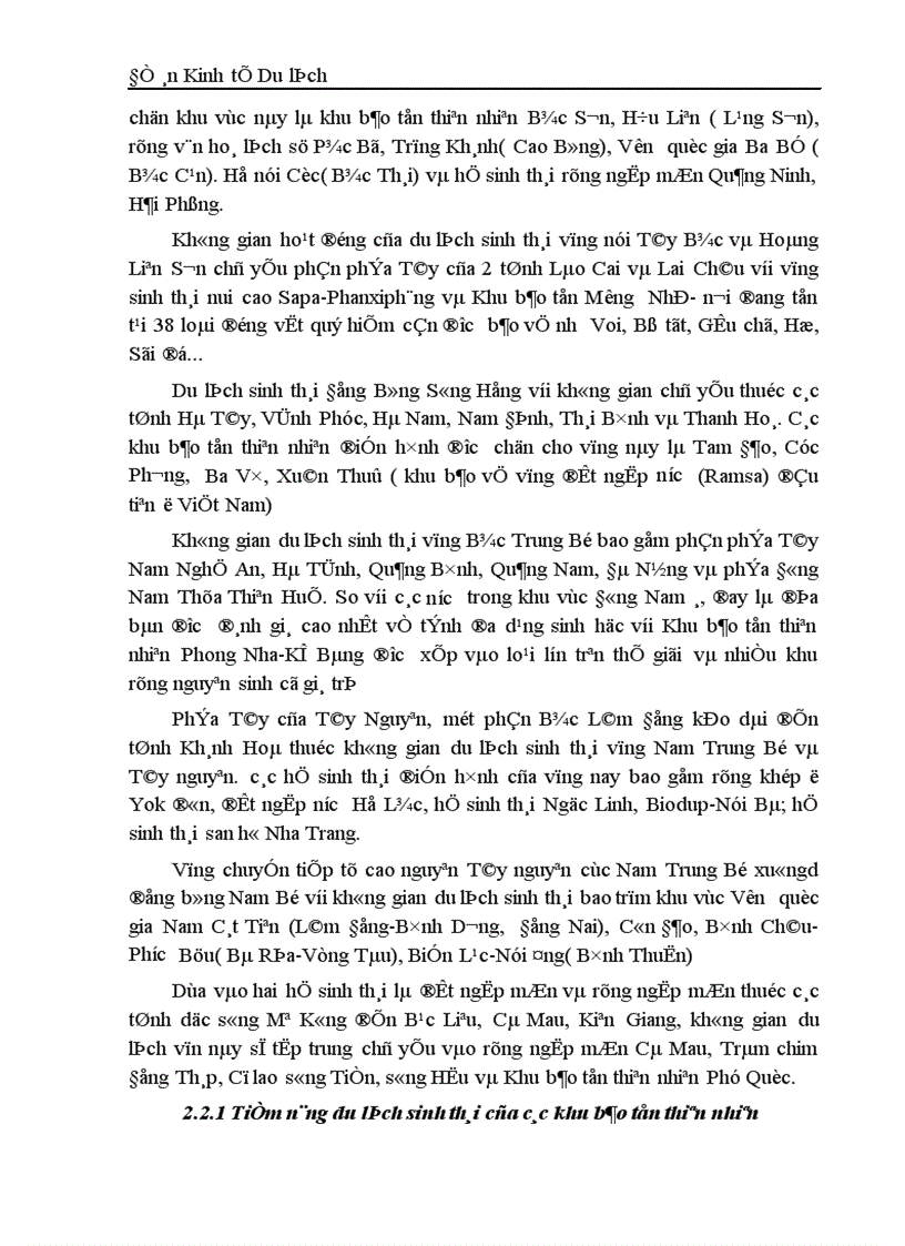 image for page Du lịch sinh thái và thực tế phát triển ở Việt Nam 1