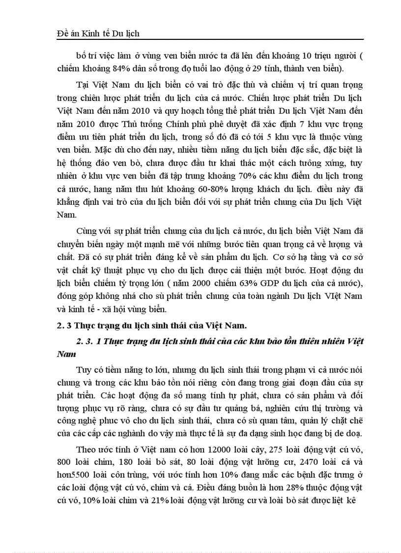 image for page Du lịch sinh thái và thực tế phát triển ở Việt Nam 1