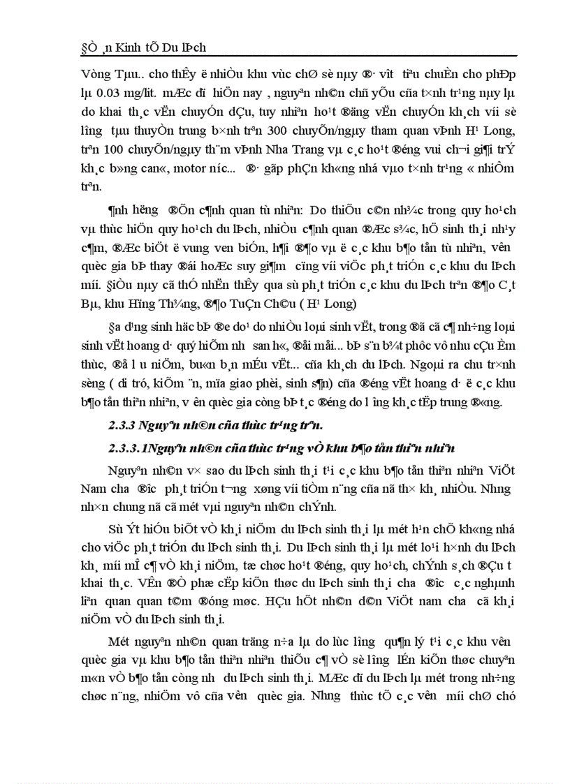 image for page Du lịch sinh thái và thực tế phát triển ở Việt Nam 1