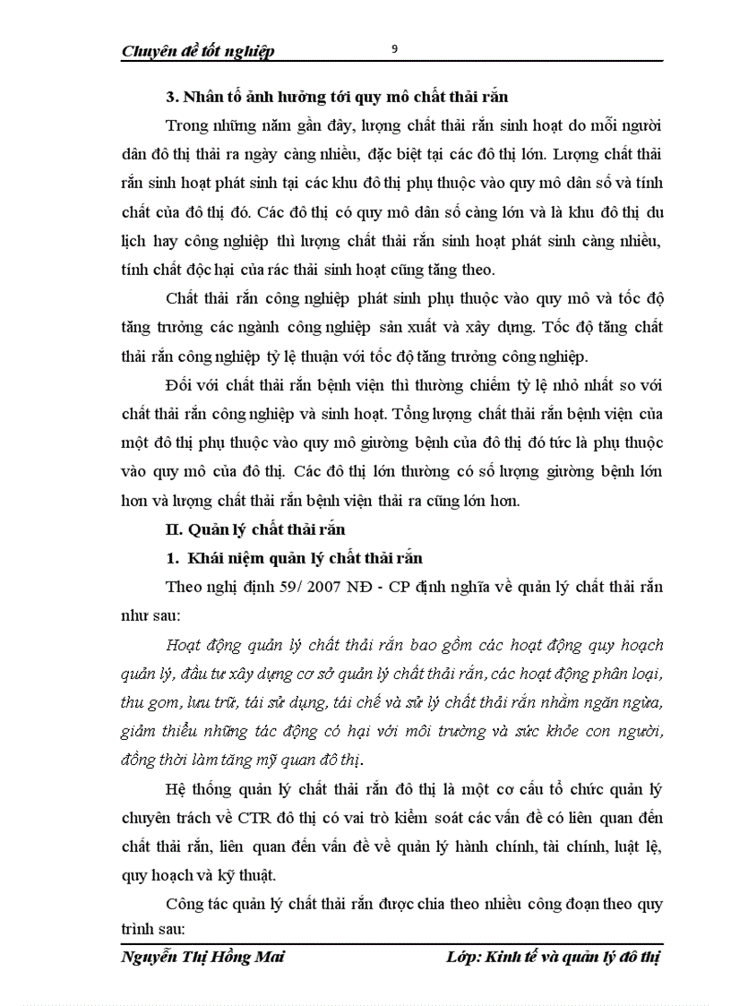 image for page Đánh giá công tác quản lý chất thải rắn quận Hà Đông TP Hà Nội